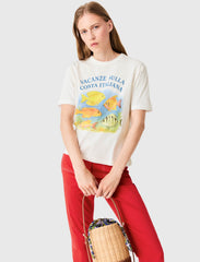 Maje Online / T-shirt with fish print
