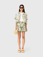 Maje Sale / Patterned cropped shirt