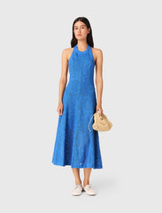 Maje Online / Backless guipure maxi dress