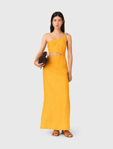Maje Shop / Asymmetrical Linen-Blend Dress