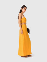 Maje Shop / Asymmetrical Linen-Blend Dress