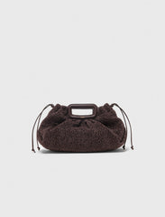 Maje Sale / Mipli bouclé effect clutch bag