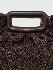 Maje Sale / Mipli bouclé effect clutch bag