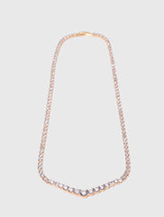Maje Shop / Cascade diamanté necklace