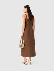 Maje Online / Linen blend maxi dress