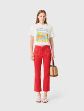 Maje New / Cotton Capri trousers
