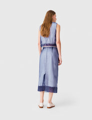 Maje Shop / Cotton and removable organza skirt