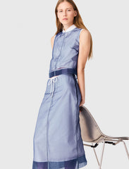 Maje Shop / Cotton and removable organza skirt