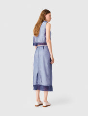 Maje Sale / Cotton top with removable organza