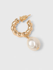 Maje Shop / Twisted bead hoop earrings