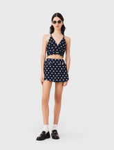 Maje Discount / Linen blend skort