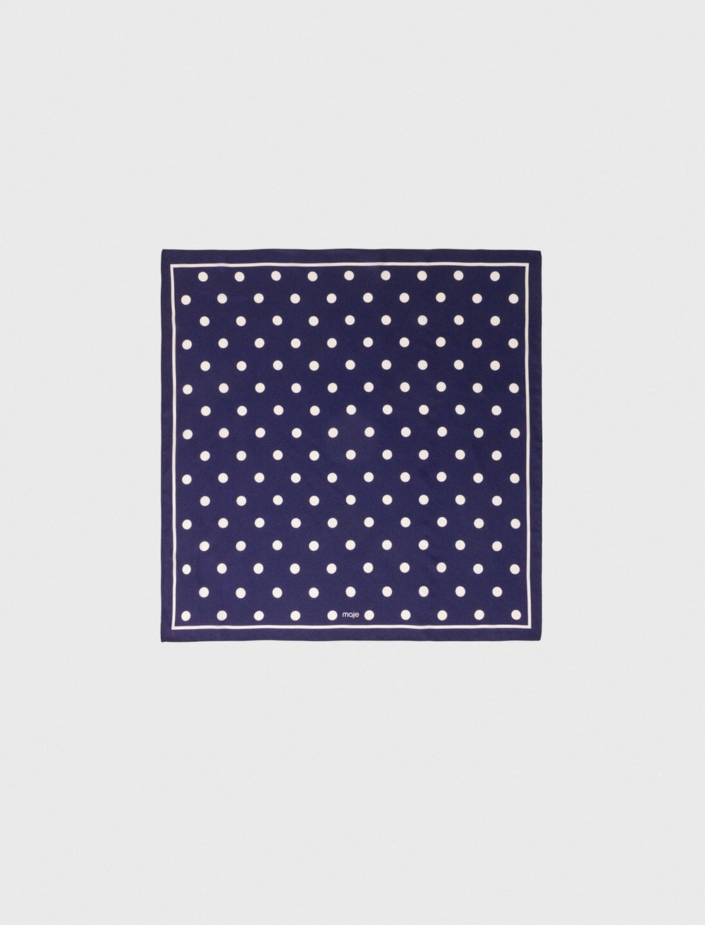 Maje Online / Silk polka dot bandana