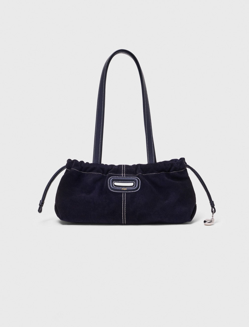 Maje Sale / Topstitched suede Milpli Gazette