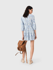 Maje New / Patterned pleated dress
