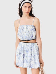 Maje Discount / Printed balloon-effect skirt