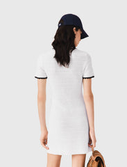 Maje Shop / Knit polo dress with crochet