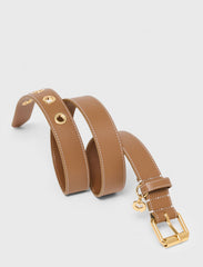 Maje Shop / Leather belt with eyelets