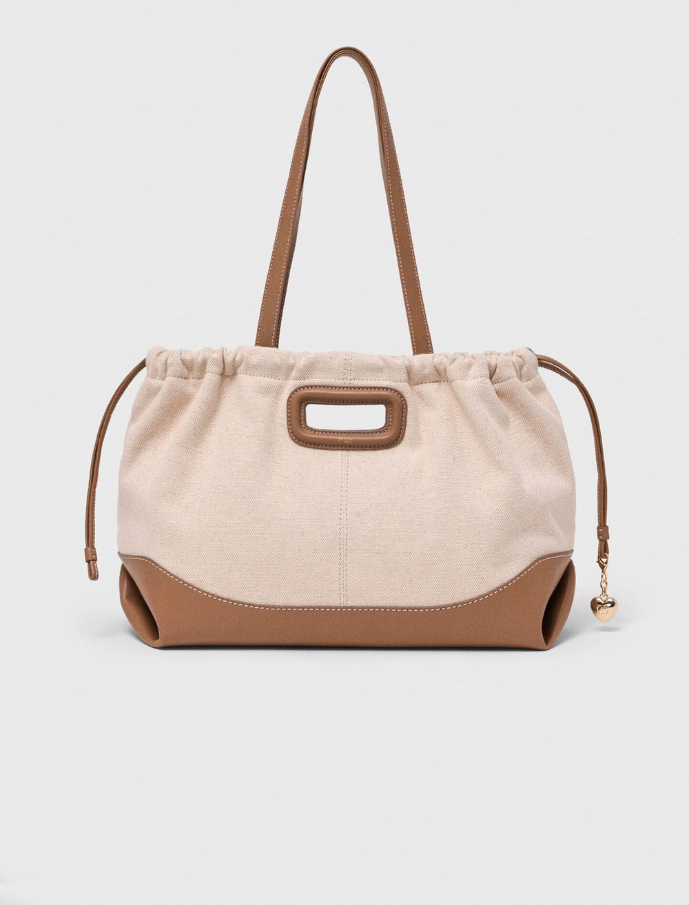 Maje New / Milpli canvas and leather tote bag