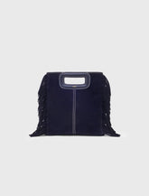 Maje On Sale / Topstitched suede M bag