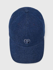 Maje Outlet / Raw denim cap with logo