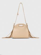 Maje On Sale / Stitched leather mini Miss M bag