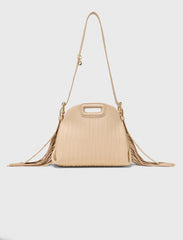 Maje On Sale / Stitched leather mini Miss M bag