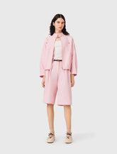 Maje Sale / Linen blend bomber jacket
