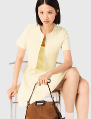 Maje Online / Cropped fancy knit cardigan