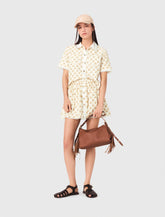 Maje Online / Patterned shirt with croquet trim