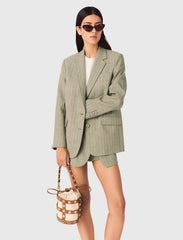 Maje Outlet / Linen blend suit jacket