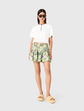 Maje Shop / Printed ruffled skirt