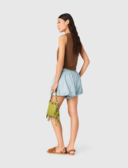 Maje On Sale / Chambray balloon skort