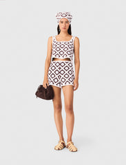 Maje Outlet / Floral Crochet Top