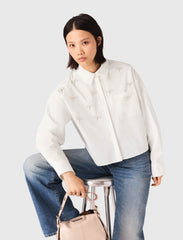 Maje Discount / Bow Jewel Shirt