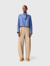 Maje Sale / Rhinestone shirt with removable tie