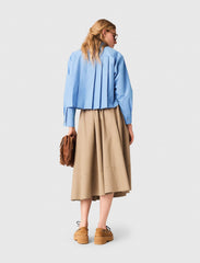 Maje On Sale / Embroidered shirt with pleated back