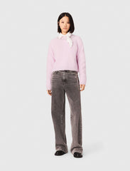 Maje Sale / Sweater with jewelry collar