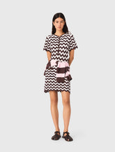 Maje Discount / Zigzag crochet dress