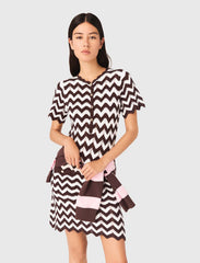 Maje Discount / Zigzag crochet dress