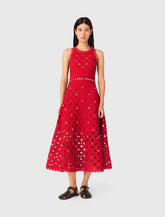 Maje Discount / Mirrored crochet dress