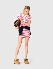 Maje Online / Striped polo dress