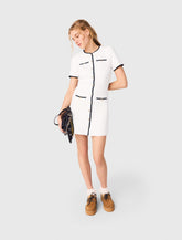 Maje On Sale / Short dress with contrasting trim