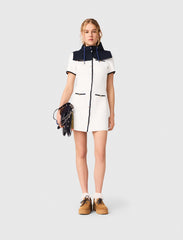 Maje On Sale / Short dress with contrasting trim