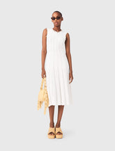 Maje Discount / Knit dress with gold jewellery