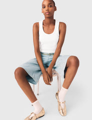 Maje Sale / Rhinestone Bermuda shorts