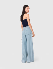 Maje Outlet / Wide-leg rhinestone jeans