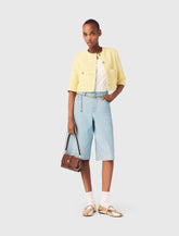 Maje Online / Short-sleeved tweed jacket