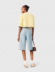 Maje Online / Short-sleeved tweed jacket
