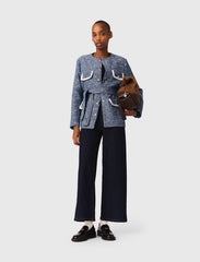 Maje Outlet / 4-pocket tweed jacket