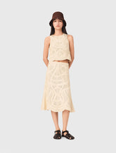 Maje Outlet / Long crochet skirt